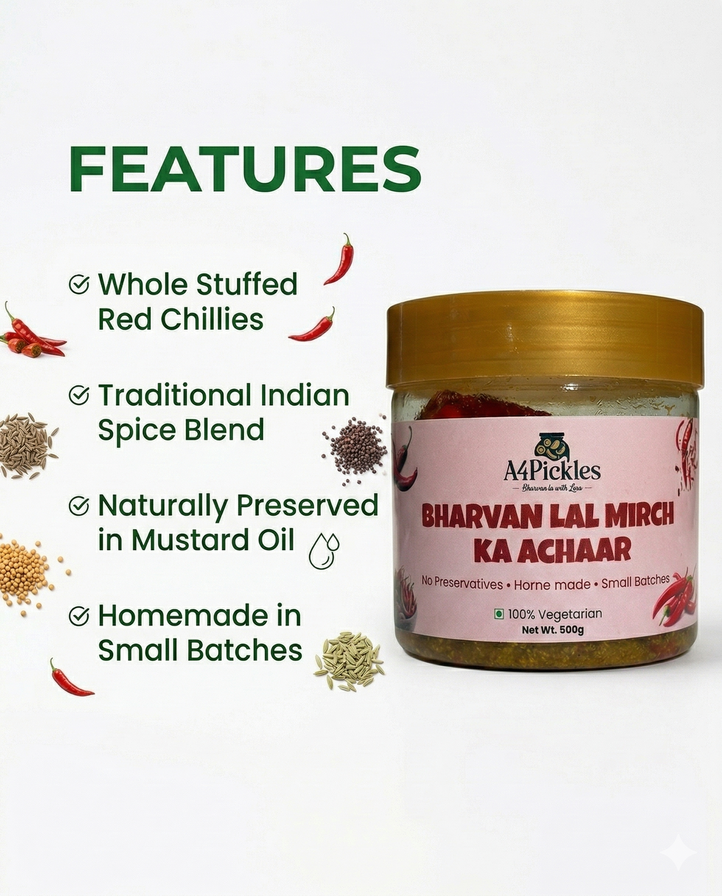 Red chili Pickle