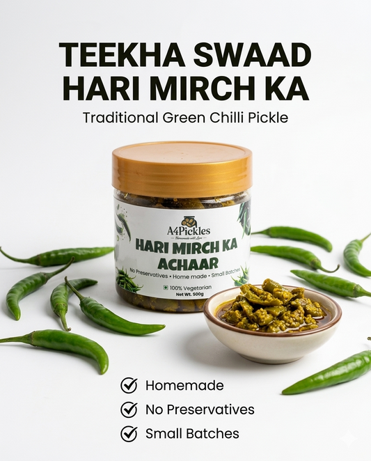 Green chili pickle