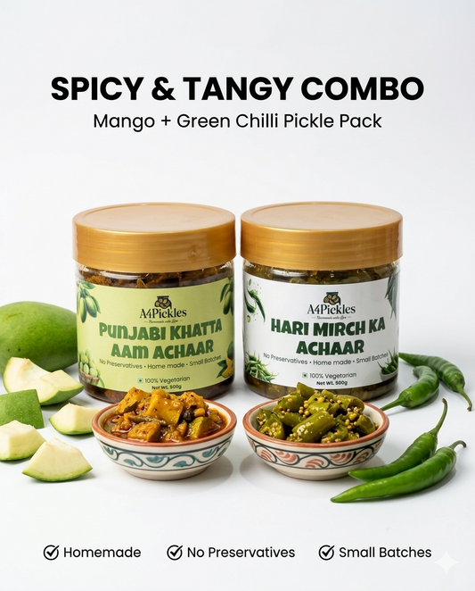 Aam aur hari Mirchi Combo
